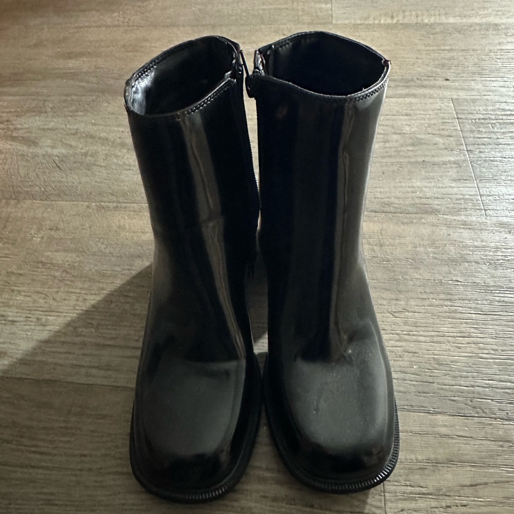 Olivia Miller Black Ankle Boots